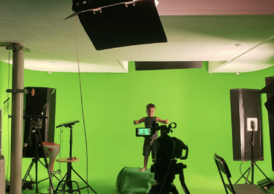 studio green screen shoot